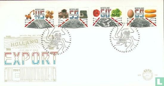 FDC E196 Export 1981 NL onbeschreven, Ophalen of Verzenden, Nederland
