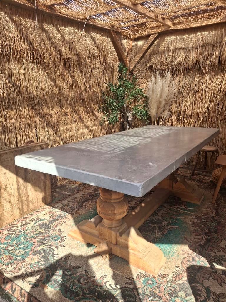 Kloostertafel, Huis en Inrichting, Tafels | Eettafels, Ophalen, Rechthoekig, 200 cm of meer, 50 tot 100 cm