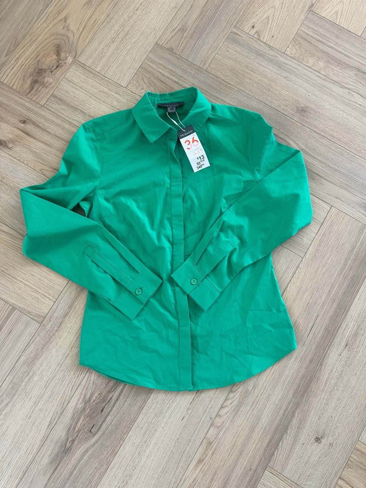 Primark Groene Blouse Maat 36, Kleding | Dames, Blouses en Tunieken, Ophalen, Nieuw, Maat 36 (S), Groen