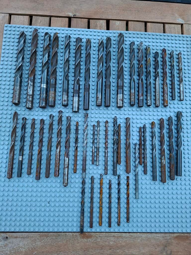 Ijzer boren 45 stuks, Ophalen of Verzenden, 250 mm of meer