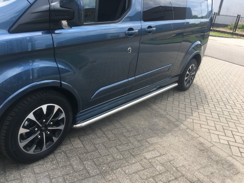 Ford Transit Custom Sidebars met rvs trede, Niet ingevuld, Niet ingevuld, Niet ingevuld
