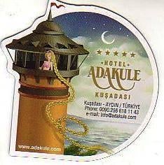 Sticker	Kuşadası (Turkije)	Hotel Adakule, Verzenden, Zo goed als nieuw, Overige typen