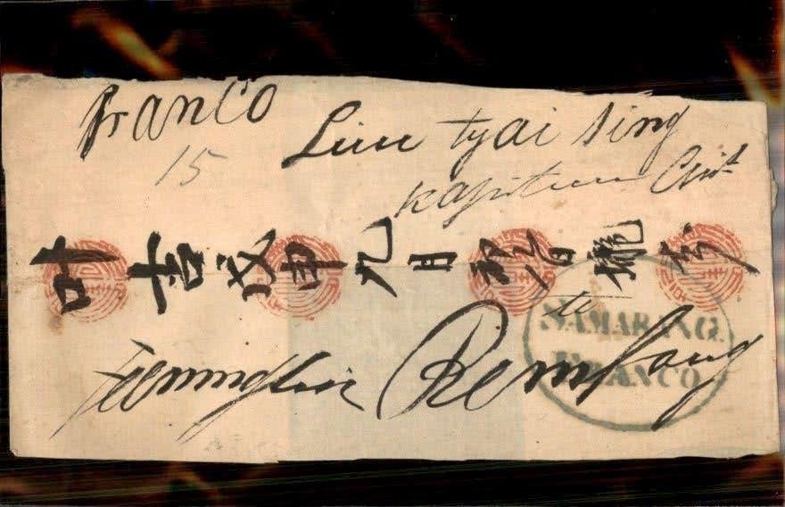 Nederlands Indië - Stempel Franco Samarang - 188x, Verzenden, Envelop
