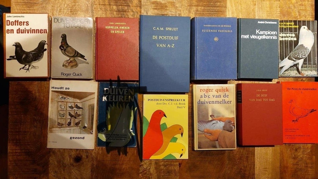 Collectie boeken over duiven en duivensport, Ophalen of Verzenden, Gelezen, Overige onderwerpen, Diverse auteurs