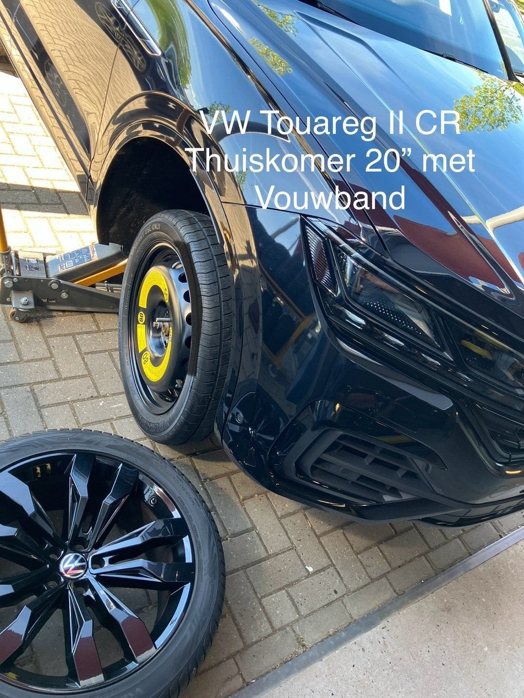 Thuiskomer Vouwband AUDI Q5 Q7 Q8 E-Tron Touareg 18 - 20 inc, Gebruikt, -, Banden en Velgen, Ophalen of Verzenden