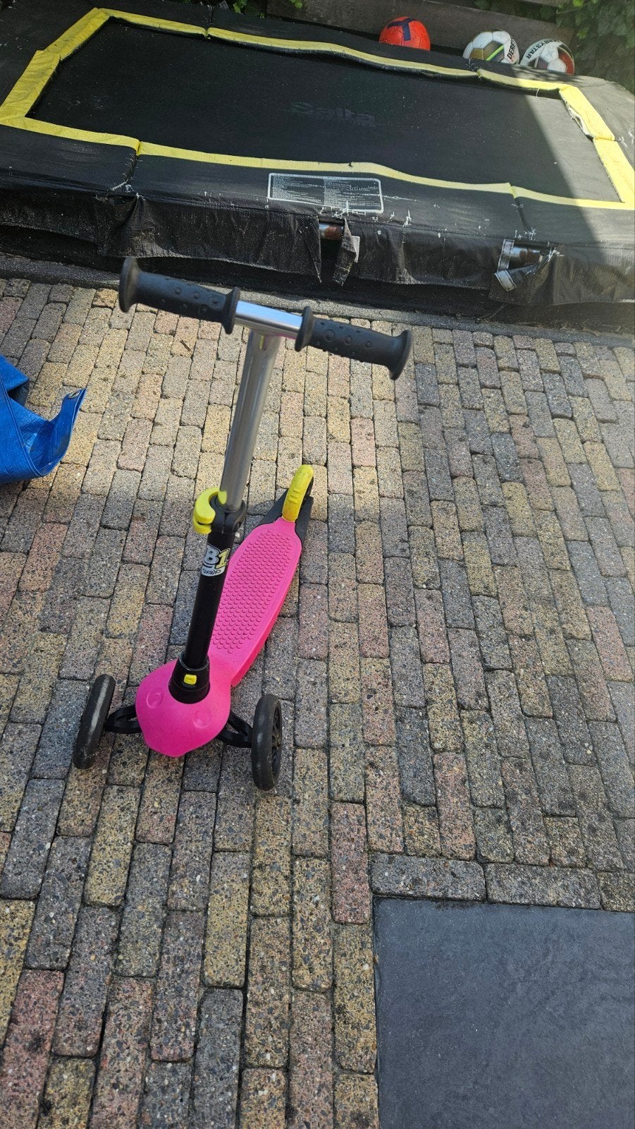 Roze step voor kinderen vanaf 2 jaar, Fietsen en Brommers, Ophalen, Gebruikt, Gewone step