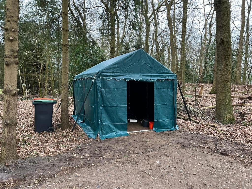 Opslagtent 3m x 4m - van Toolport, Ophalen, Gebruikt, Metaal, Overige typen