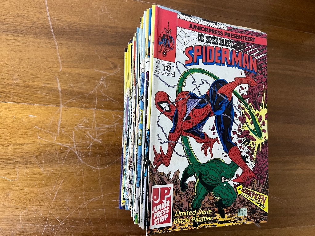 De Spectaculaire Spiderman serie 1 t/m 196 compleet!!, Complete serie of reeks, Ophalen of Verzenden, Zo goed als nieuw, Europa