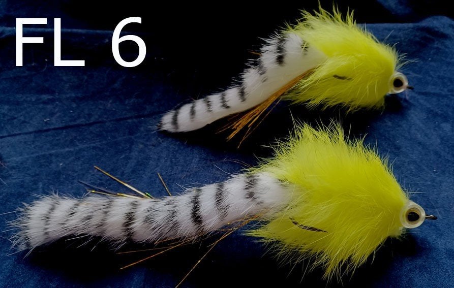 Set FL 6 van 2 snoekstreamers op Double Hook / Fleurhaak, Ophalen, Nieuw, Complete set