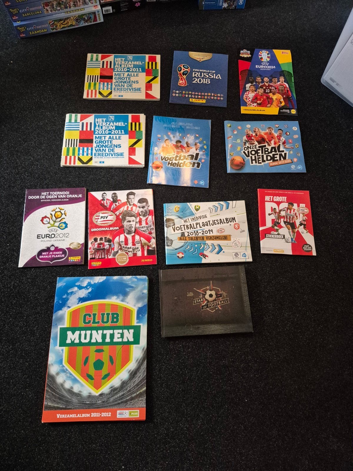 Diverse voetbal verzamelalbums - Voetbalhelden, EK, WK, Verzamelen, Sportartikelen en Voetbal, Buitenlandse clubs, Ophalen of Verzenden
