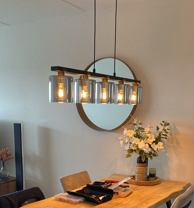 Eettafel hanglamp, Huis en Inrichting, Ophalen, 50 tot 100 cm, 100 tot 150 cm, Rond