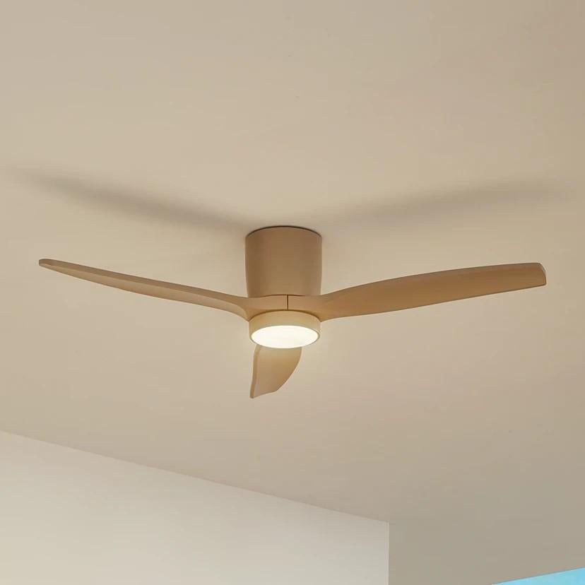 Moderne Plafondventilator met Afstandsbediening, Witgoed en Apparatuur, Ventilatoren, Zo goed als nieuw, Plafondventilator, Ophalen of Verzenden