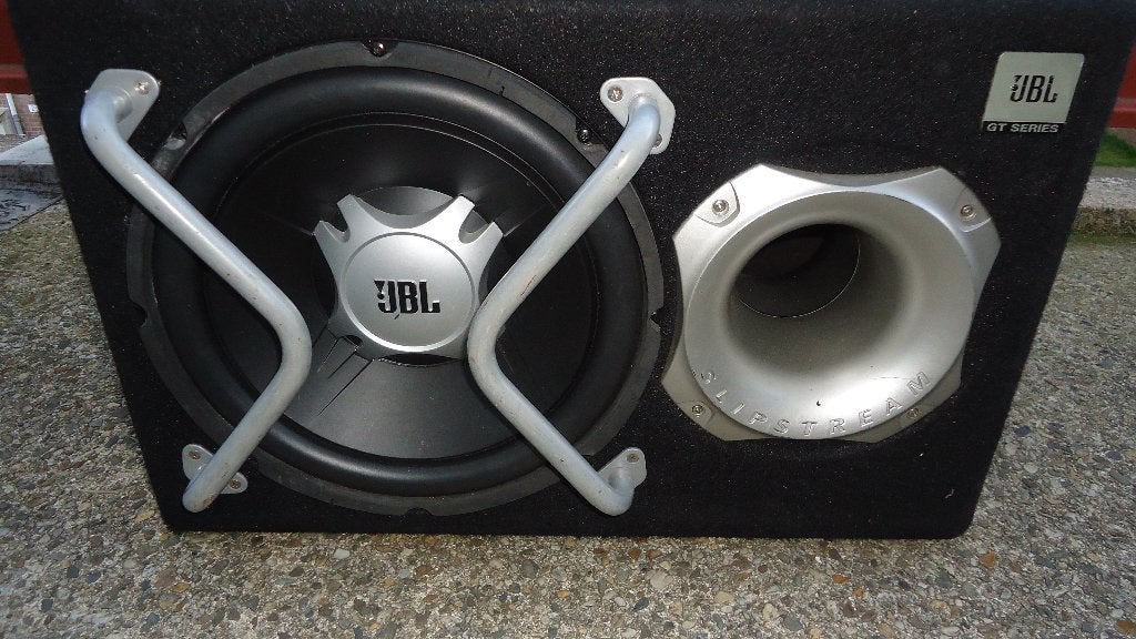 TE KOOP JBL GT 5 SUBWOOFER 12 INCH 1350 WATT PEAK 350 WATT R, Ophalen, Zo goed als nieuw