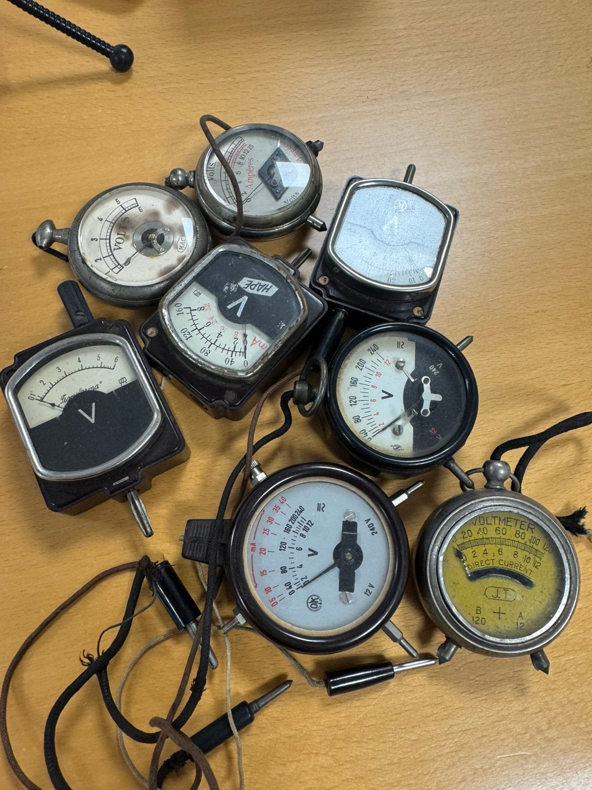 Antieke meters, Ophalen of Verzenden