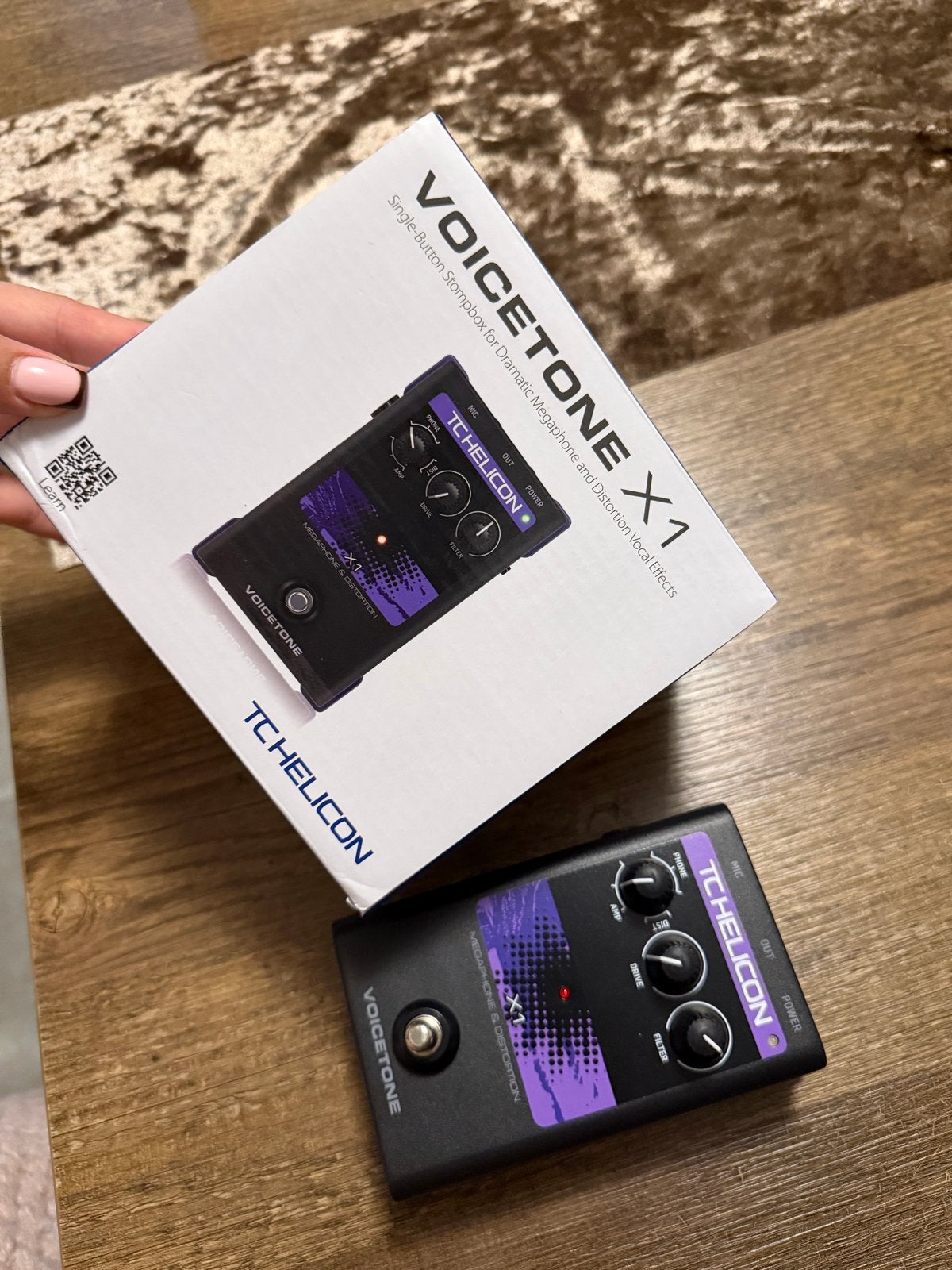 TC Helicon VoiceTone X1 Megaphone & Distortion Vocal Effect, Ophalen of Verzenden, Zo goed als nieuw, Distortion, Overdrive of Fuzz