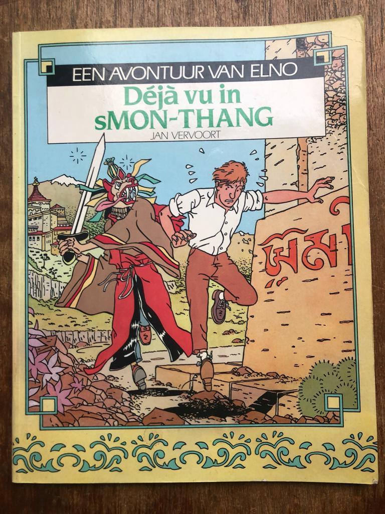 Elno #1 ; Deja Vu in Smon -Thang ; 1ste druk, Eén stripboek, Ophalen of Verzenden, Zo goed als nieuw, Jan Vervoort