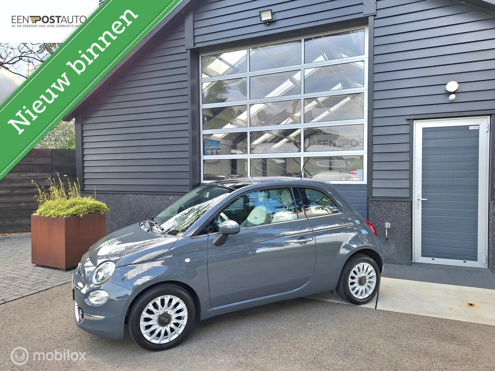 Fiat 500 0.9 TwinAir Turbo Lounge Panoramadak, Full-Map Navi, Auto's, Fiat, Euro 6, Met garantie (alle), Leder en Stof, Origineel Nederlands