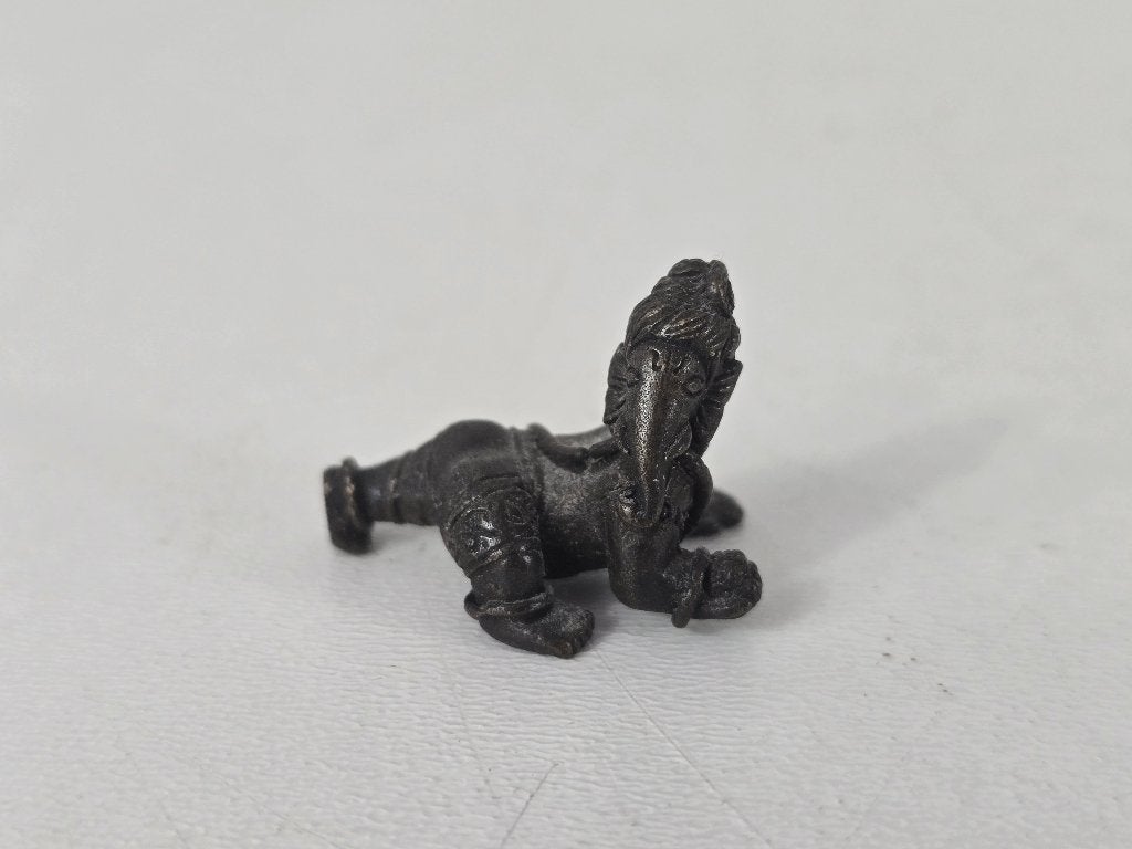 Beeld kruipende Krishna, brons, India, 2e helft 20e eeuw, Antiek en Kunst, Ophalen of Verzenden