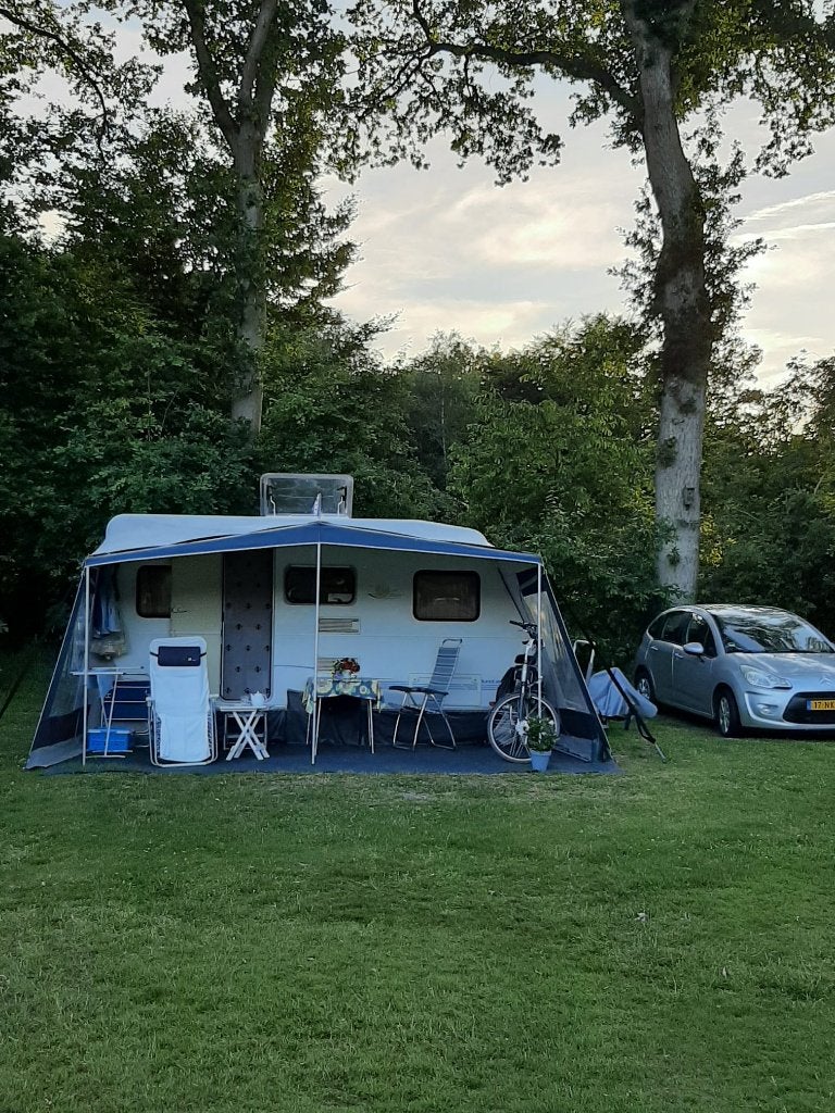 Luifel voor caravan maat 10 met uitritsbare ramen, Ophalen, Gebruikt