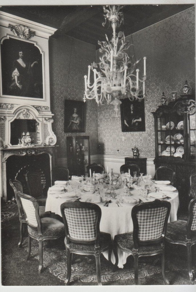 Voorschoten Kasteel Duivenvoorde Interieur Grote Eetkamer, Verzenden, 1980 tot heden, Ongelopen, Zuid-Holland