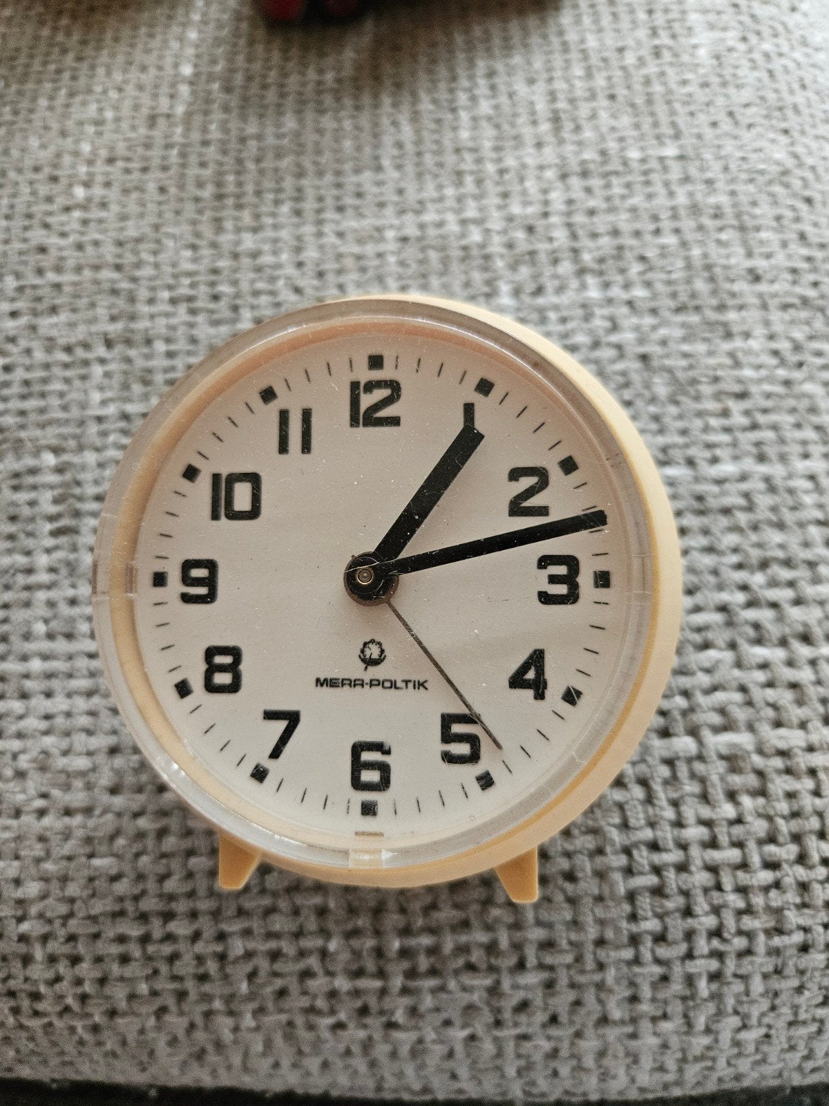 Vintage Mera-Poltik wekker, Ophalen of Verzenden