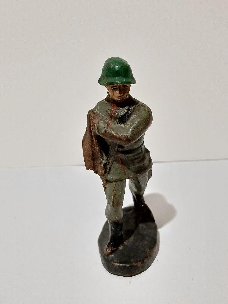Antiek Soldaatje WW2   (e), Verzamelen, Poppetjes en Figuurtjes, Ophalen of Verzenden, Gebruikt