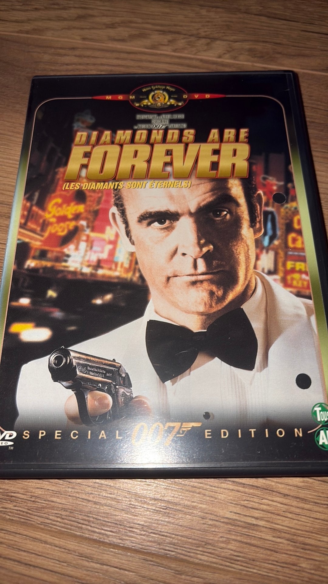 Diamonds are Forever met Sean Connery als James Bond., Cd's en Dvd's, Vanaf 12 jaar, Ophalen of Verzenden, Zo goed als nieuw