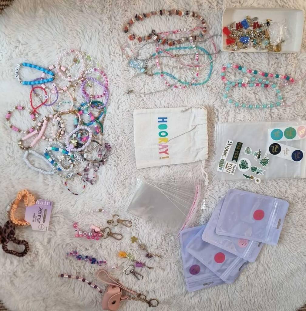 Sierraden winkel Starter set, Sieraden, Tassen en Uiterlijk, Kettingen, Ophalen of Verzenden, Nieuw, Overige kleuren, Overige materialen