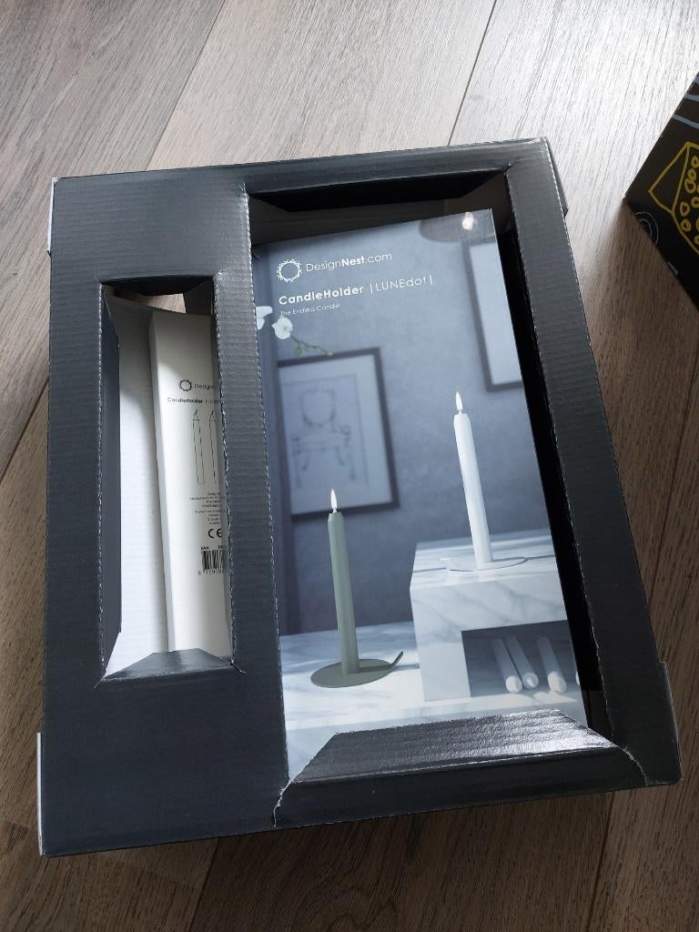 lunedot kaarsenstandaard kandelaar metaal, Huis en Inrichting, Woonaccessoires | Kandelaars en Kaarsen, Ophalen, Nieuw, Metaal