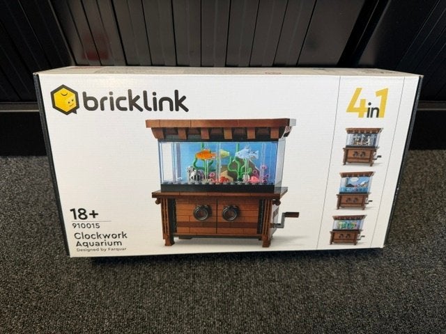 LEGO BrickLink Clockwork Aquarium 910015 in OVP, Overige thema's, Lego, Ophalen of Verzenden, Zo goed als nieuw