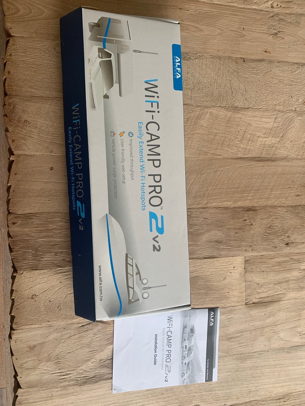 ALFA WiFi-CAMP PRO 2 v2 WiFi Hotspot Extender, Ophalen of Verzenden, Zo goed als nieuw