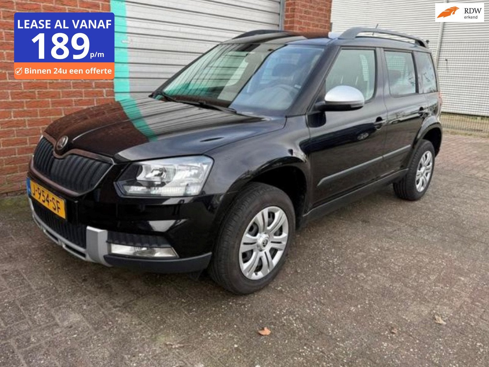 Skoda Yeti 1.2 TSI Active Airco Bj:2014, Auto's, Skoda, Voorwielaandrijving, Gebruikt, 4 cilinders, Zwart