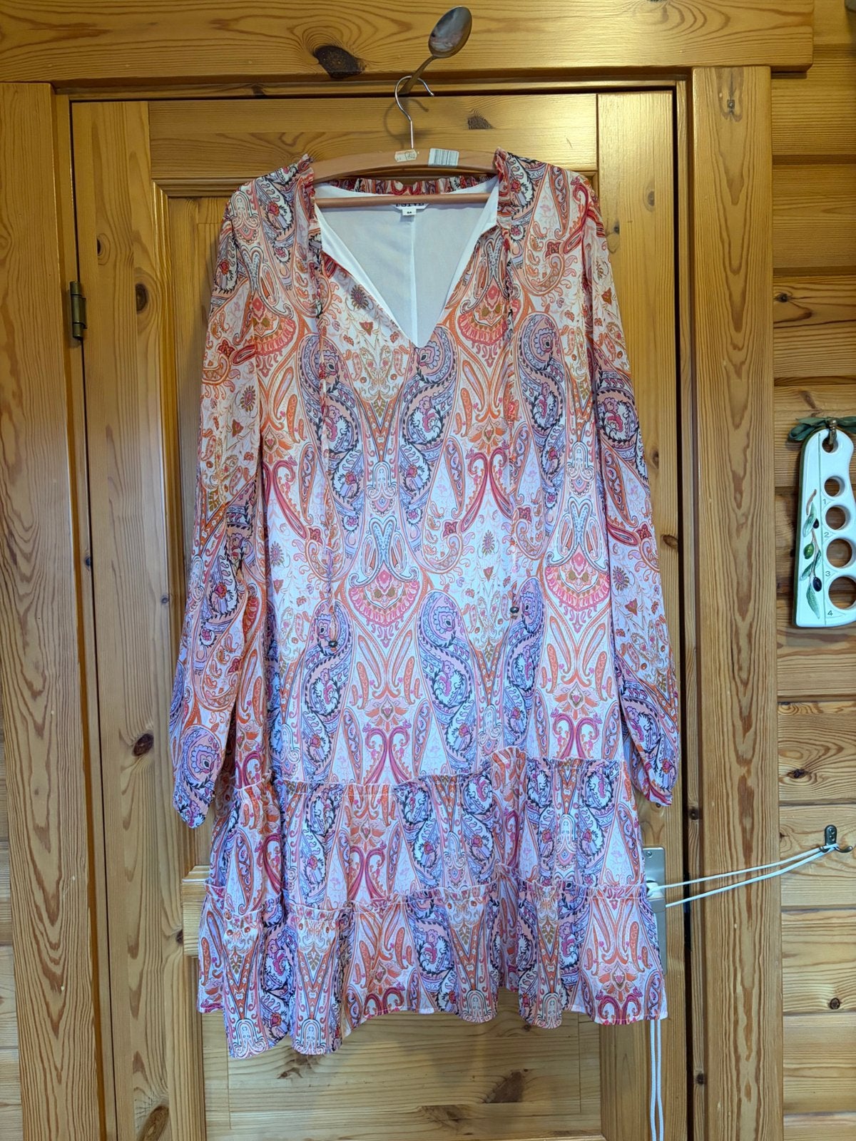 Jurk oranje Festival 54 oto 73 lengte 104 gevoerd, Kleding | Dames, Ophalen of Verzenden, Zo goed als nieuw, Oranje, Jurk