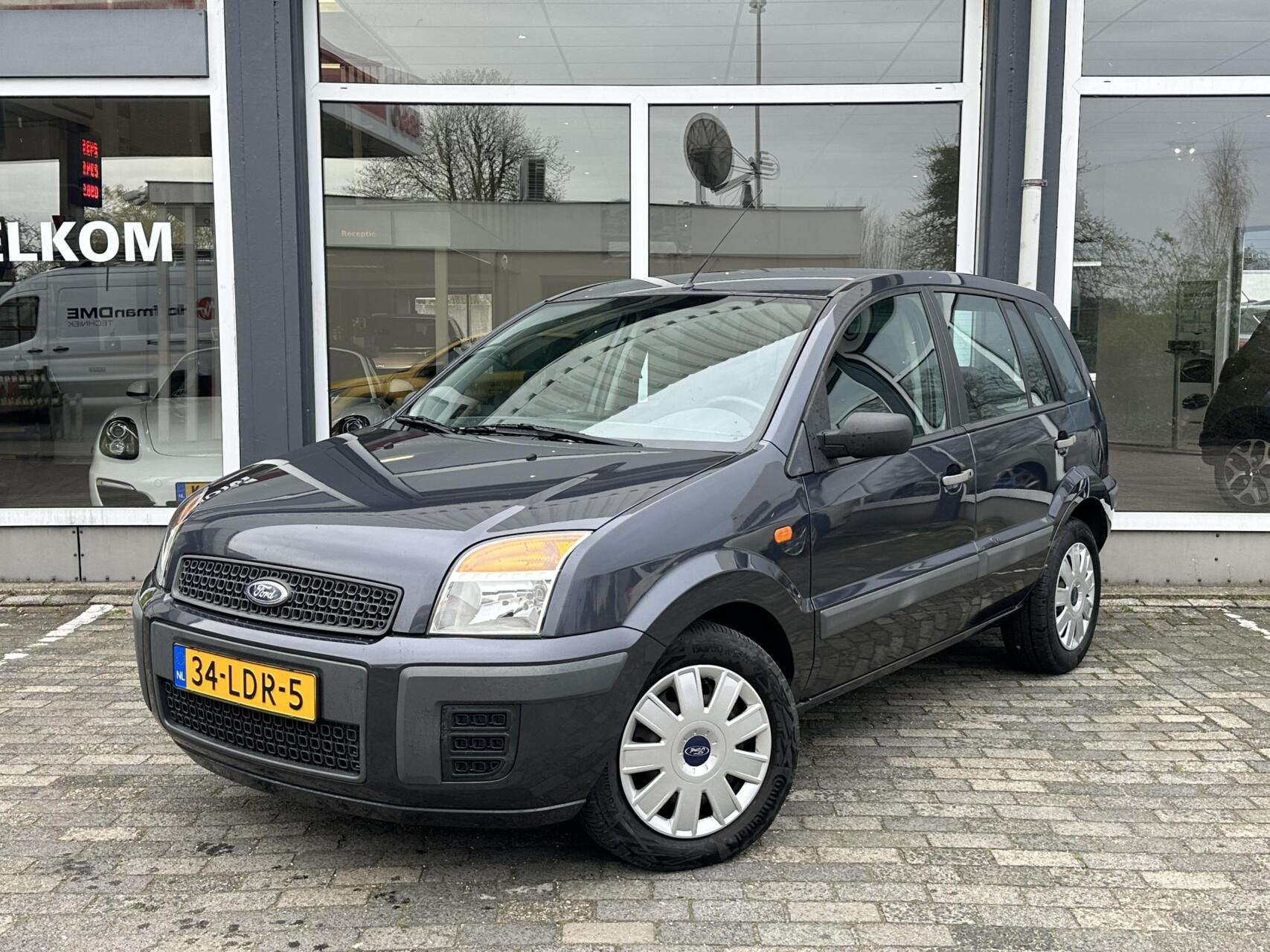 Ford Fusion 1.4-16V Cool & Sound|Airco|1e eigenaar|Dealer o., Voorwielaandrijving, Gebruikt, 49 €/maand, Origineel Nederlands