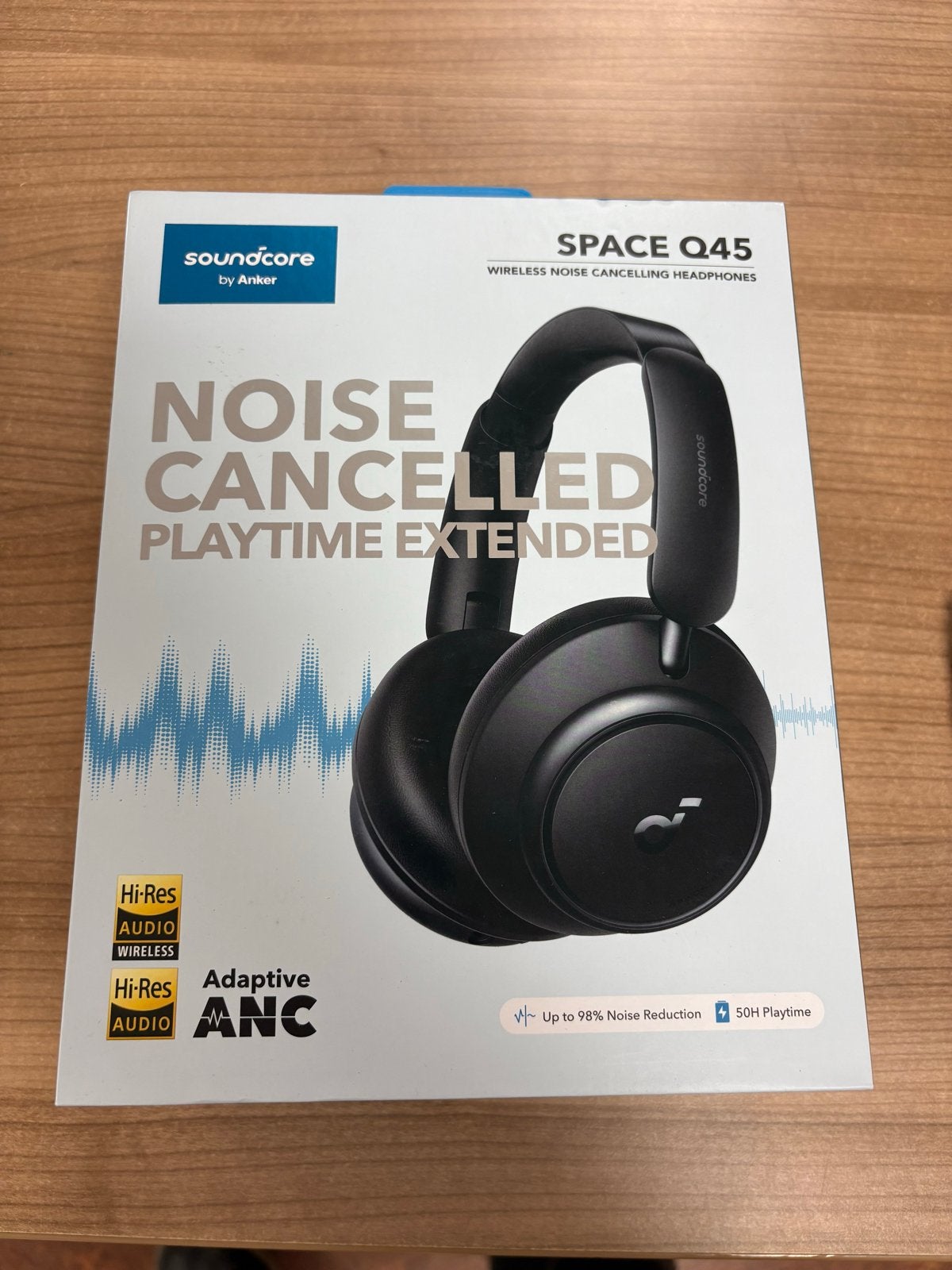 Soundcore Space Q45 Draadloze Noise Cancelling Koptelefoon, Audio, Tv en Foto, Overige merken, Bluetooth, Nieuw, Ophalen of Verzenden