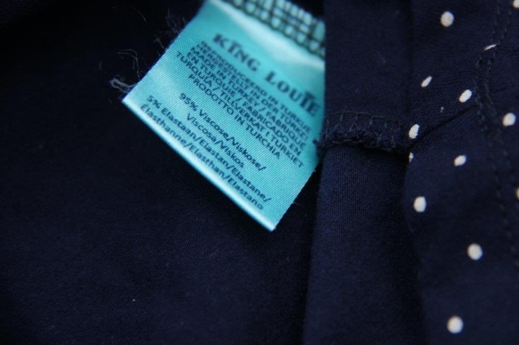 Rok donkerblauw/ offwhite King Louie mt S Vaste prijs, Kleding | Dames, Rokken, Blauw, Ophalen of Verzenden, Zo goed als nieuw