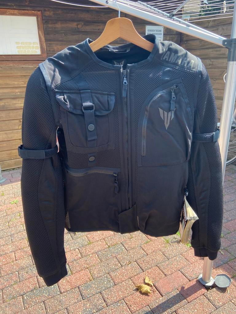 Yamaha MT motorjas met rugprotector, Ophalen of Verzenden, Nieuw met kaartje, Heren, Jas | textiel