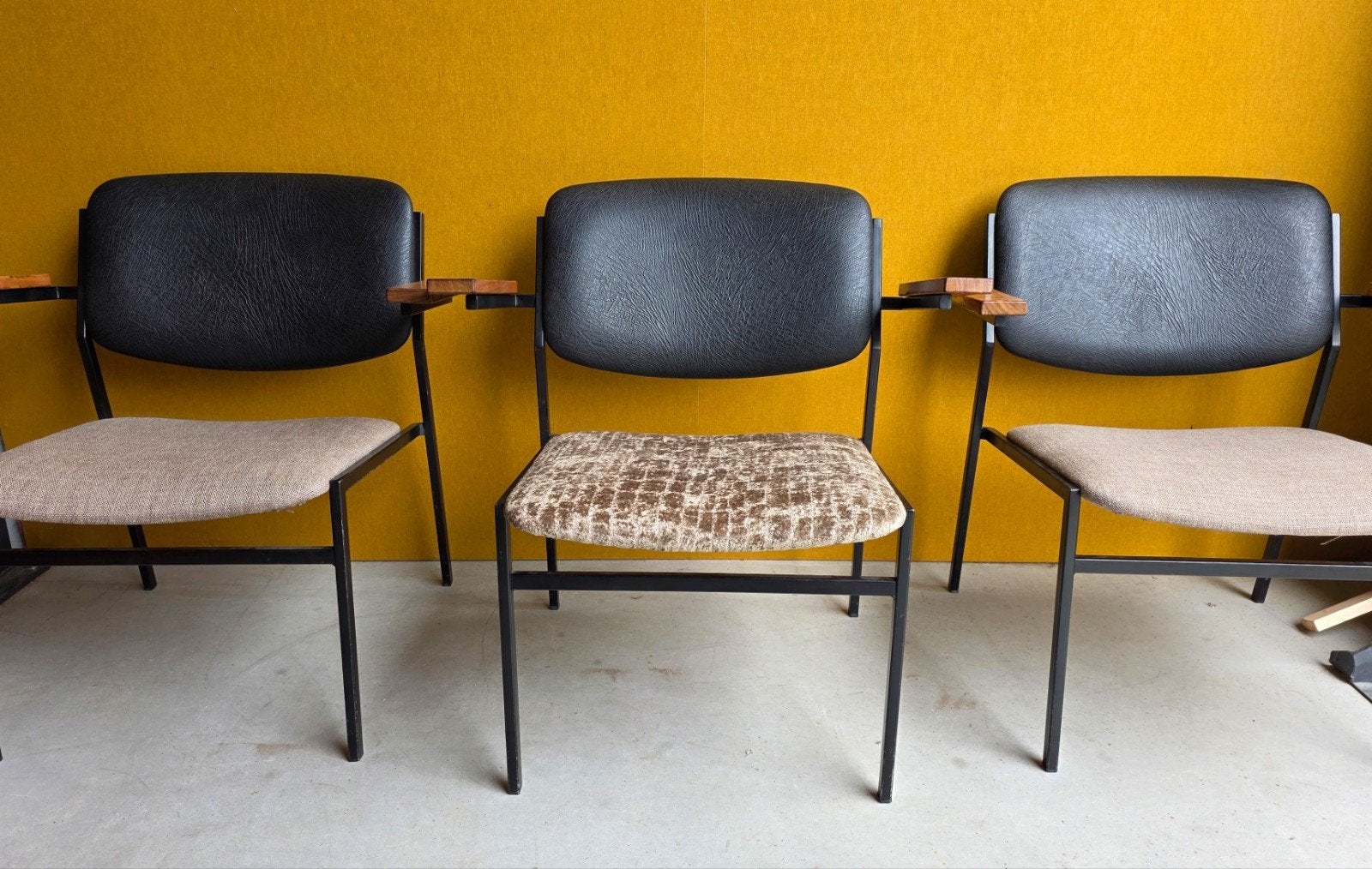 Vintage Dutch design Gijs van der Sluis stoelen, fauteuils, Huis en Inrichting, Fauteuils, Gebruikt, Vintage, 75 tot 100 cm, Ophalen of Verzenden
