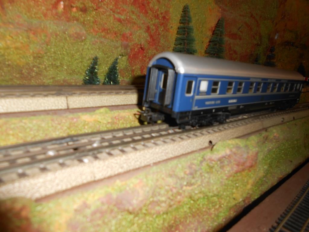 Märklin 4029 metalen slaaprijtuig CIWL blauw, erg mooi, Wisselstroom, Wagon, Ophalen of Verzenden, Zo goed als nieuw
