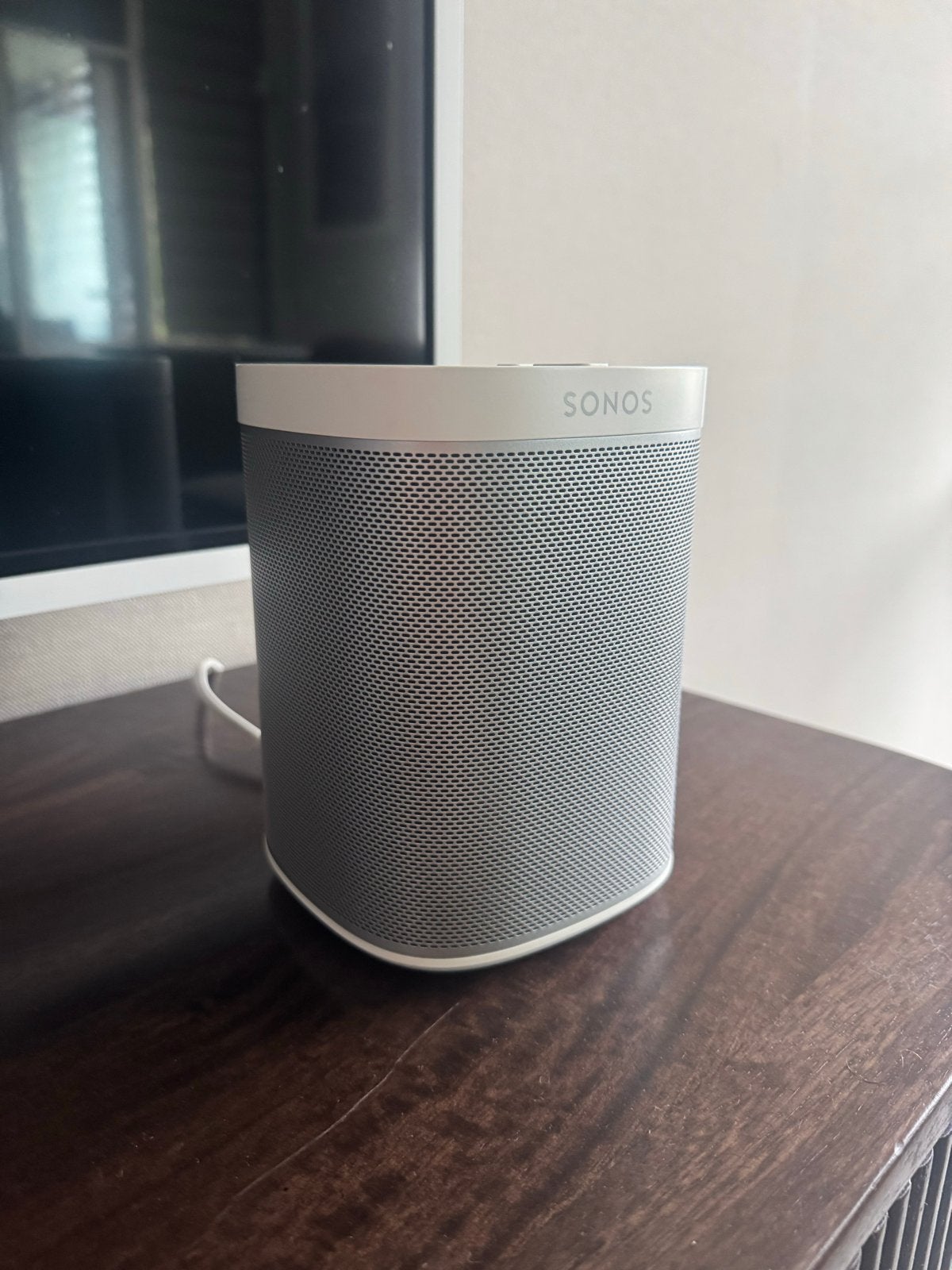 Sonos One SL - (play gen. 1)Slimme Speaker (Wit) met WiFi, Audio, Tv en Foto, Slimme speaker, Gebruikt, WiFi, Ophalen of Verzenden