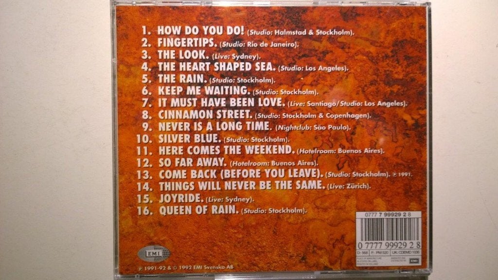 Roxette - Tourism, Ophalen of Verzenden, Zo goed als nieuw, Poprock