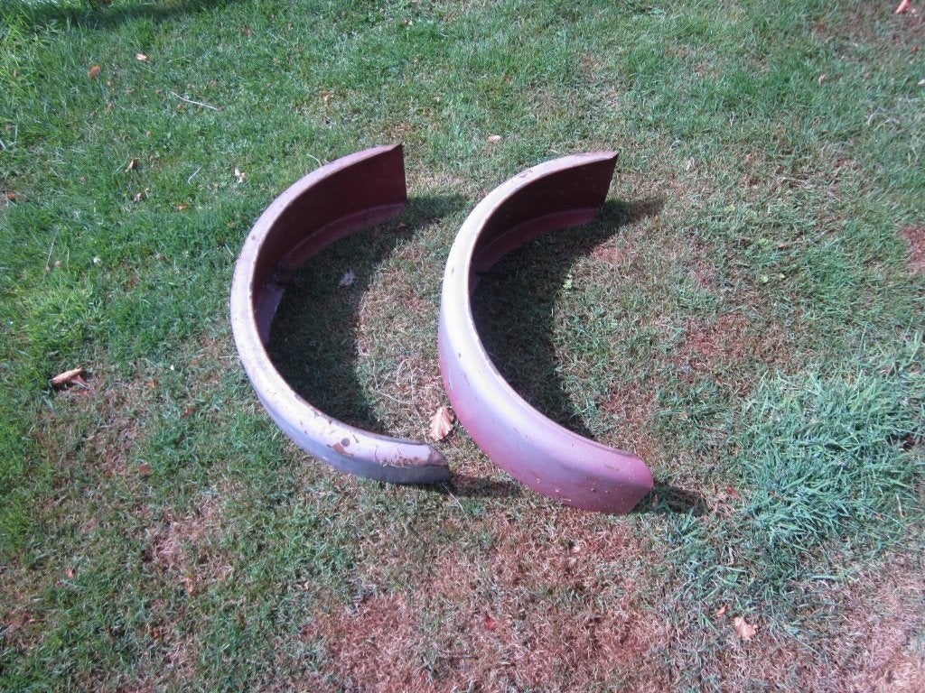 2 wielschermen 13 inch, Ophalen, Gebruikt