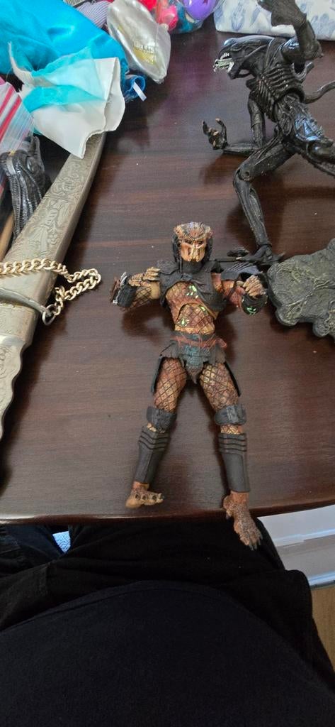 Alien vs Predator Actiefiguren Set met Diorama, Kinderen en Baby's, Speelgoed | Actiefiguren, Ophalen of Verzenden, Gebruikt