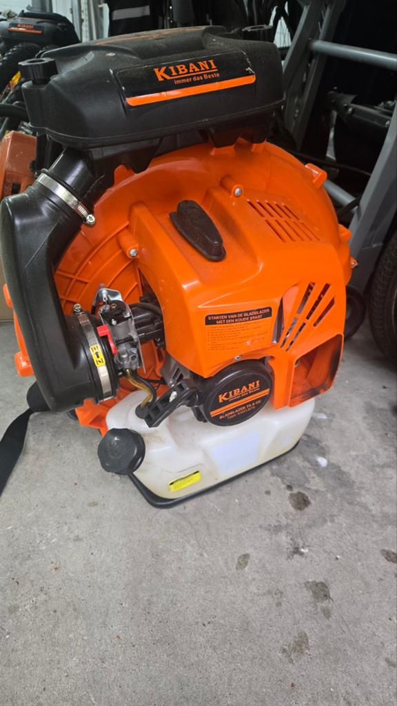Kibani bladblazer 75,6CC, Ophalen, Zo goed als nieuw, Benzine