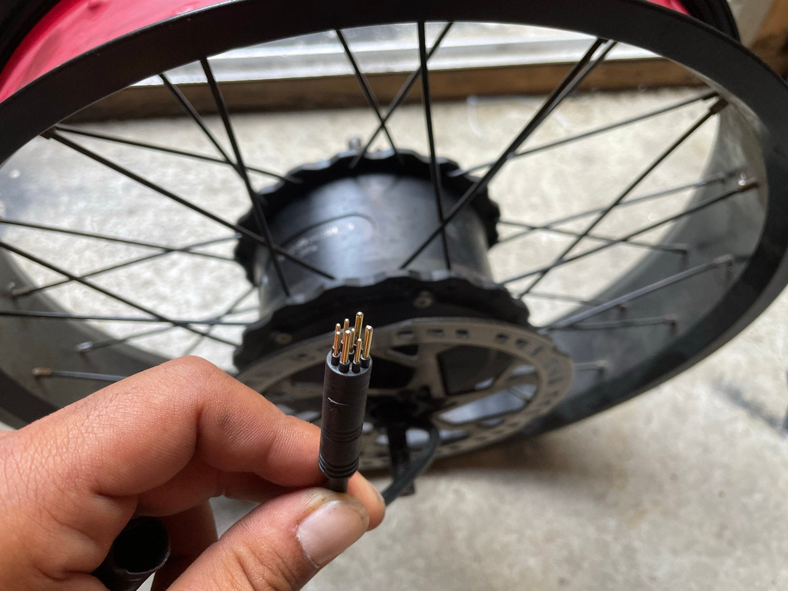 Fatbike EB2 achtervelg met motor 250w, Wiel, Gebruikt, Ophalen of Verzenden, Fatbike