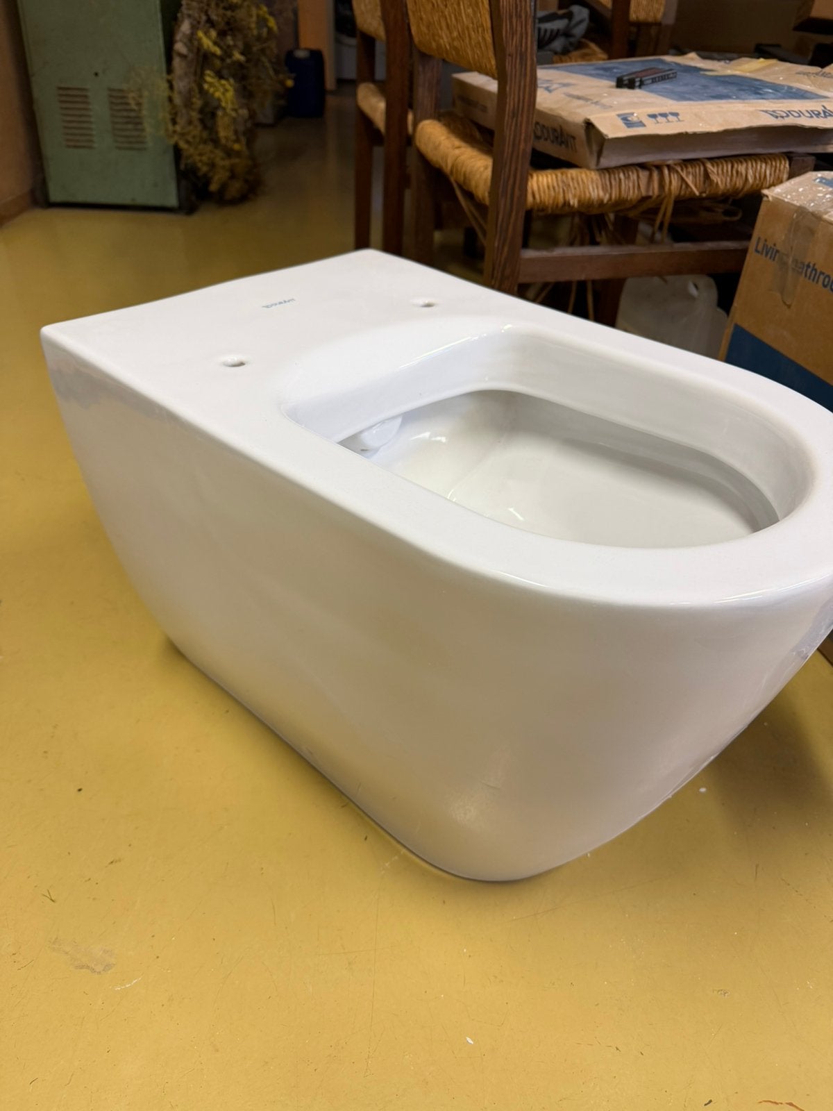Duravit Me by starck inclusief softclose zitting wit, Doe-het-zelf en Verbouw, Sanitair, Ophalen of Verzenden, Nieuw, Steen, Toilet