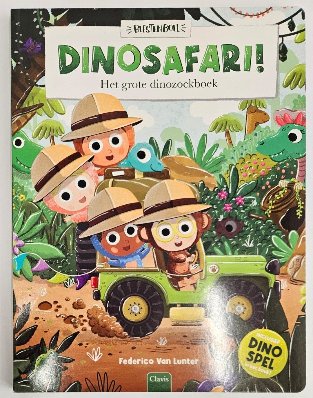 dinosafari het grote dino zoekboek, Boeken, Ophalen of Verzenden, Zo goed als nieuw