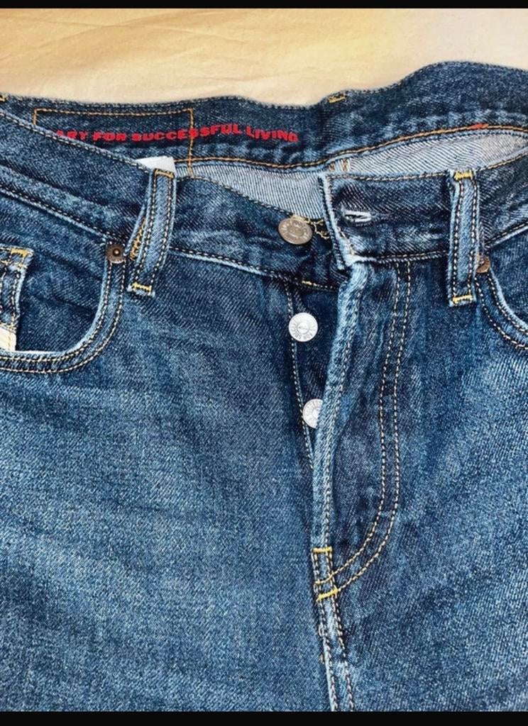 Diesel 2020 5 Pocket Regular Straight Jeans, Ophalen of Verzenden, Zo goed als nieuw, Blauw, Overige jeansmaten