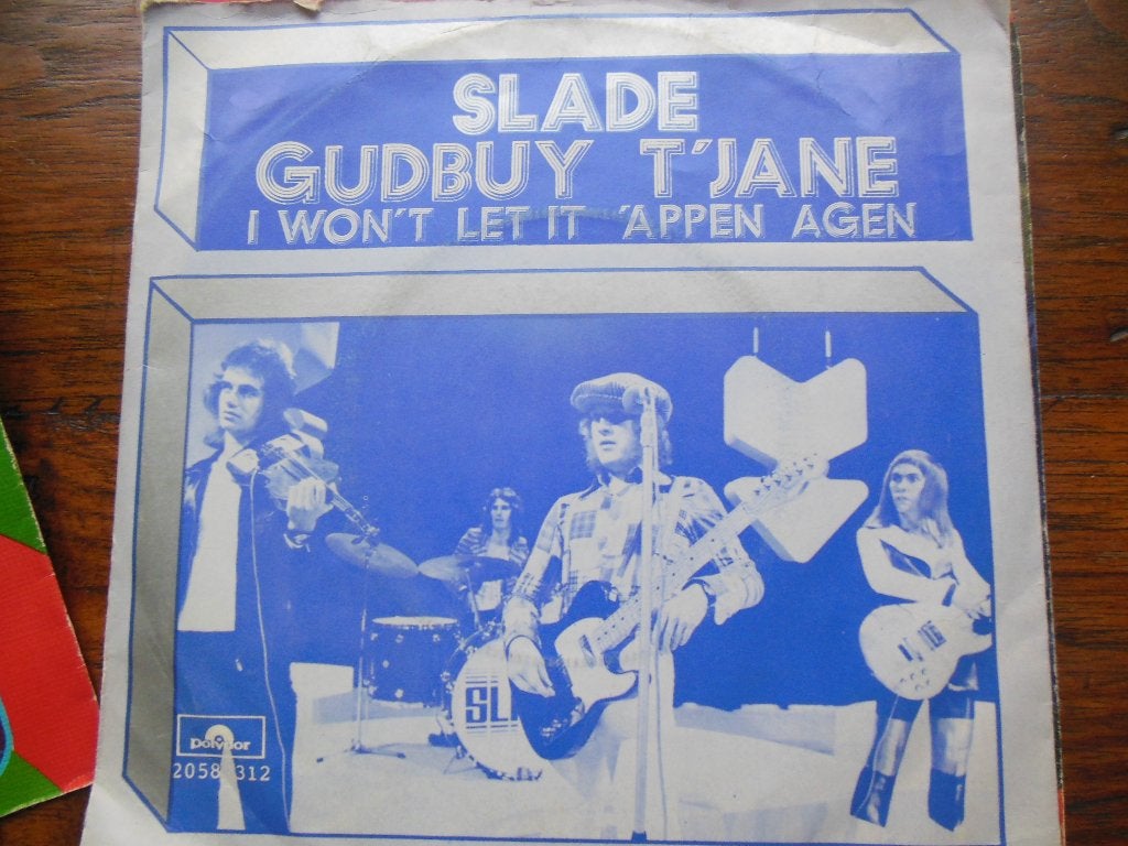 single sladfe gudbuy t'jane 45rpm jukebox vinyl record 7'', 7 inch, Ophalen of Verzenden, Zo goed als nieuw, Rock en Metal