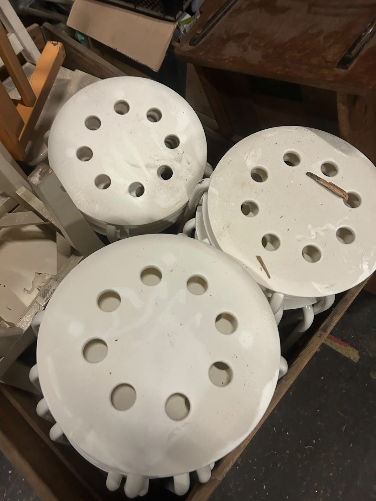 IKEA Marius krukjes - Wit 15 stuks, Ophalen, Kunststof, Gebruikt, Drie